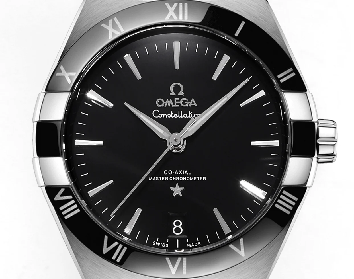 Omega Constellation 131.30.41.21.99.001 — photographed off the sweep