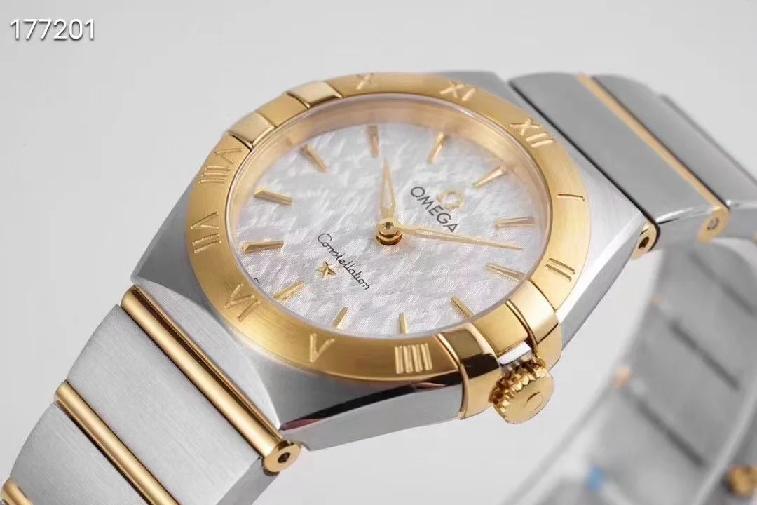 Omega Constellation 28mm — photographed off the sweep