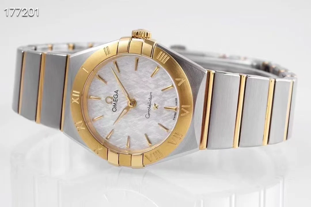 Omega Constellation 28mm — photographed off the sweep