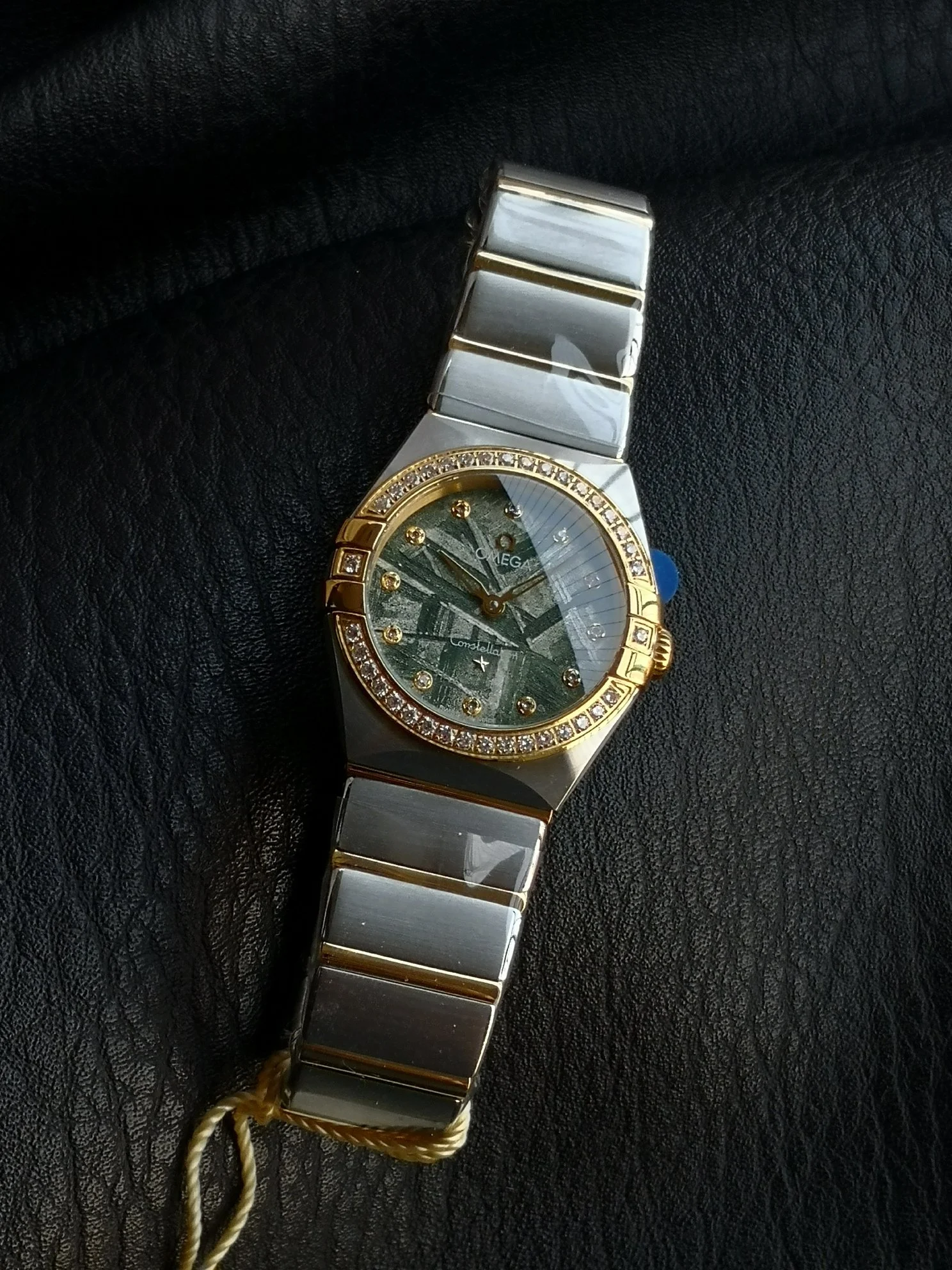 Omega Constellation 28mm — photographed off the sweep