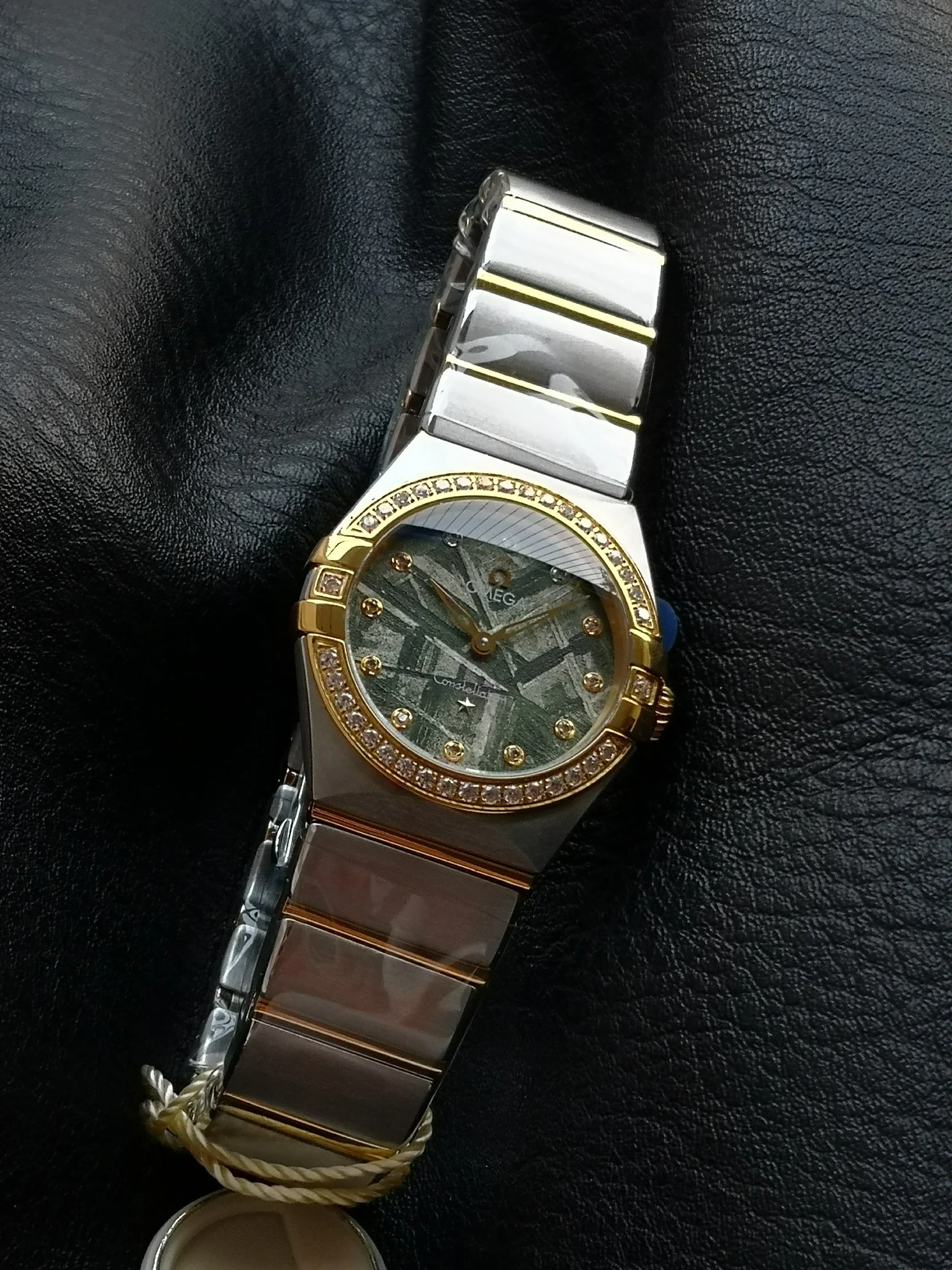 Omega Constellation 28mm — photographed off the sweep