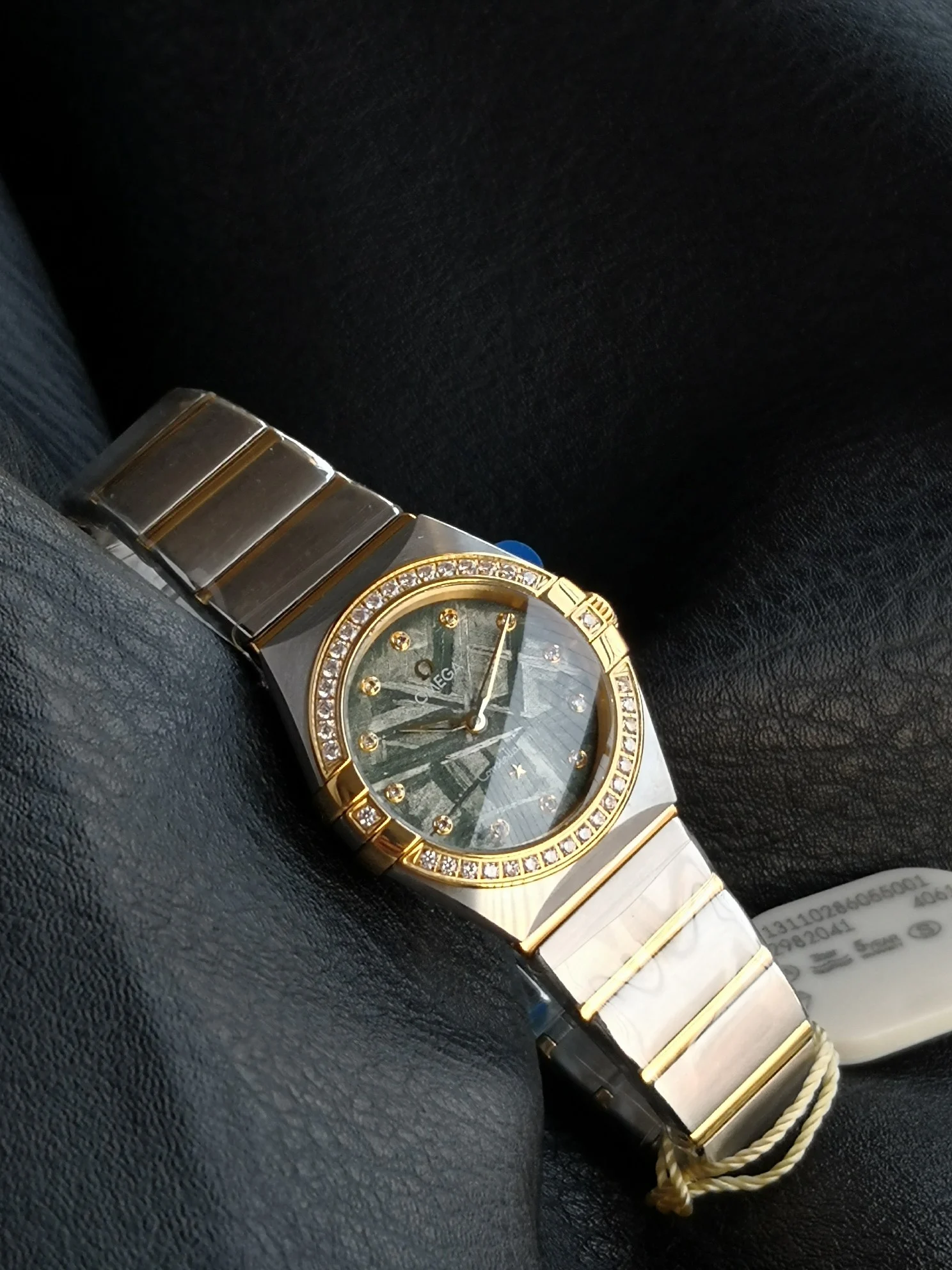 Omega Constellation 28mm — photographed off the sweep