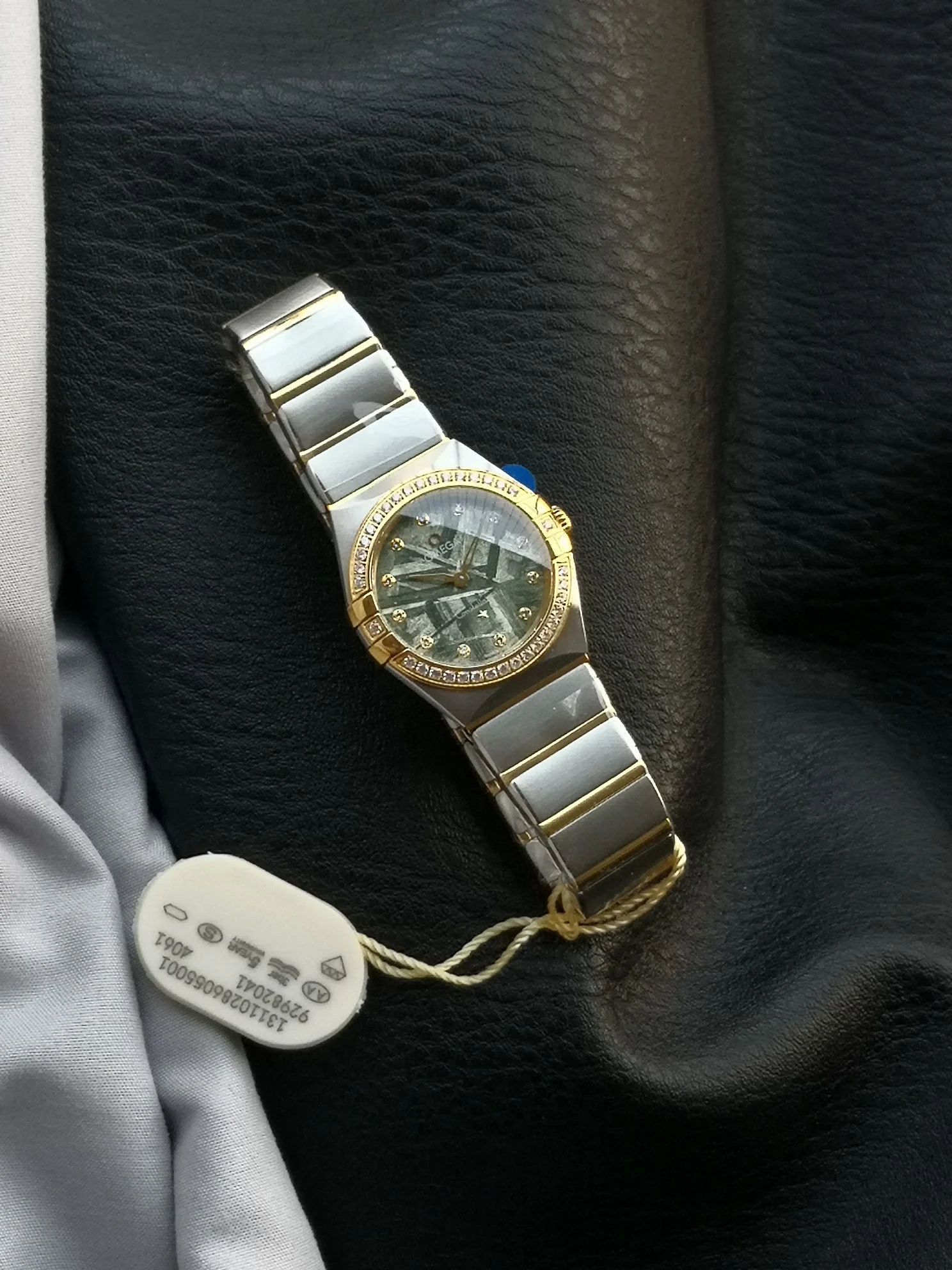 Omega Constellation 28mm — photographed off the sweep