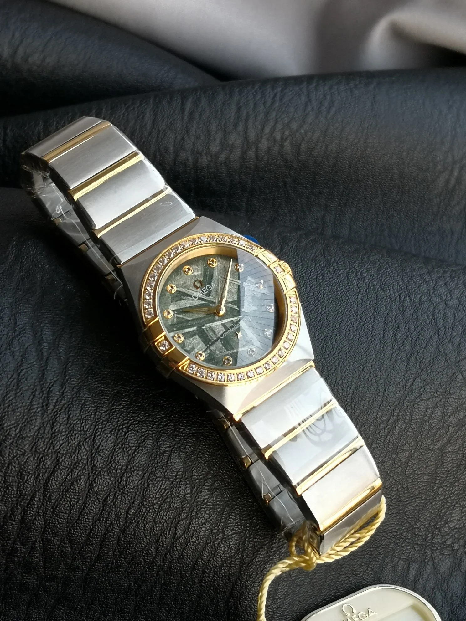 Omega Constellation 28mm — photographed off the sweep