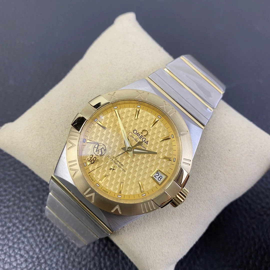 Omega Constellation 38mm — photographed off the sweep