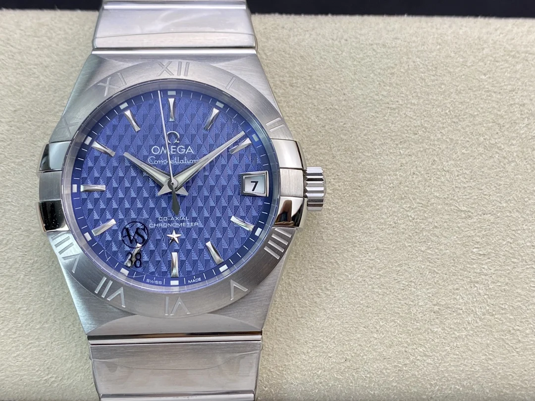 Omega Constellation 38mm — photographed off the sweep
