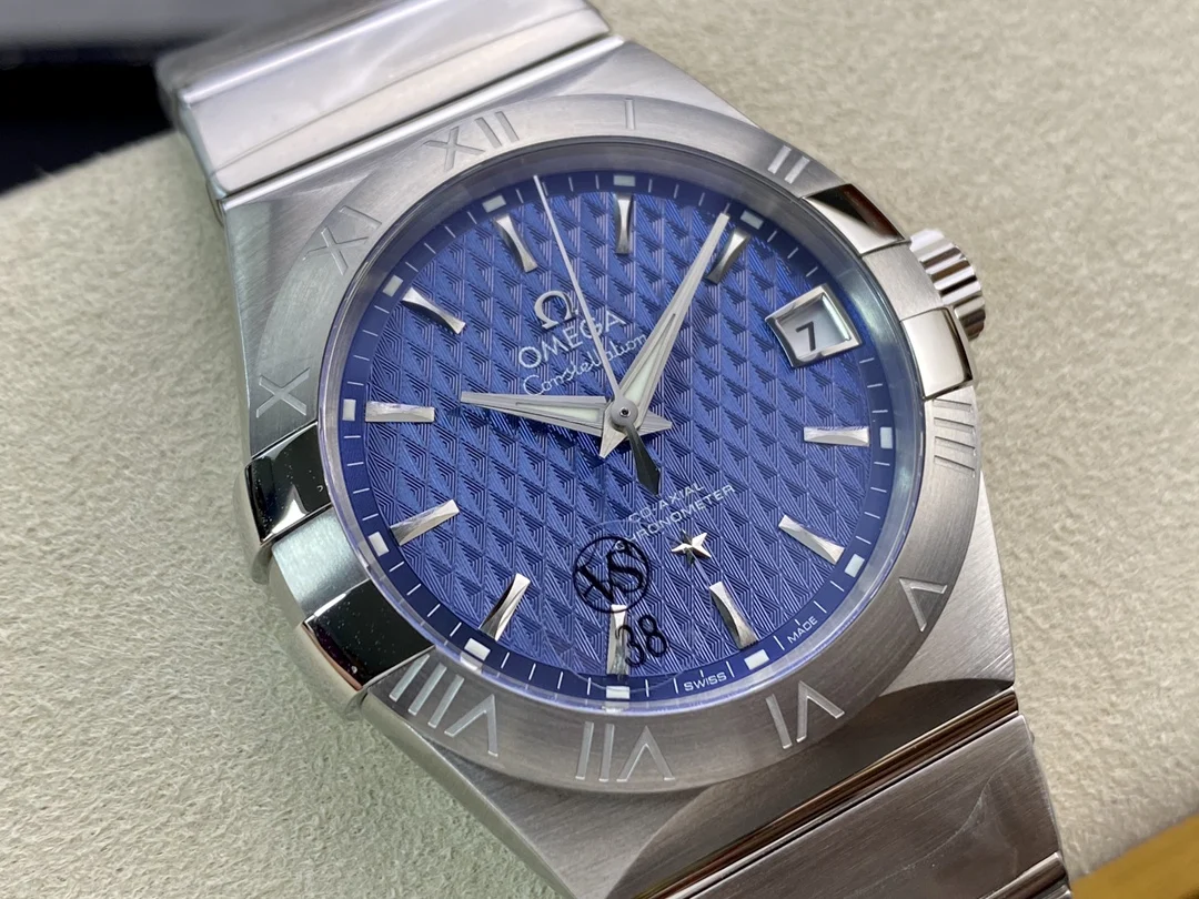 Omega Constellation 38mm — photographed off the sweep