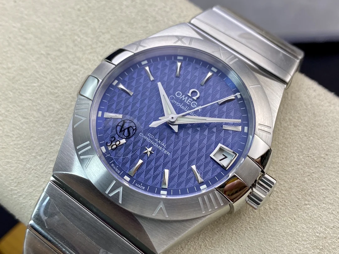 Omega Constellation 38mm — photographed off the sweep