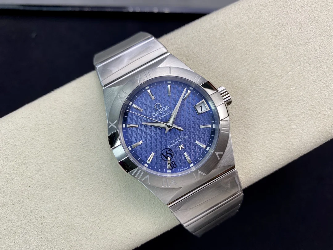Omega Constellation 38mm — photographed off the sweep