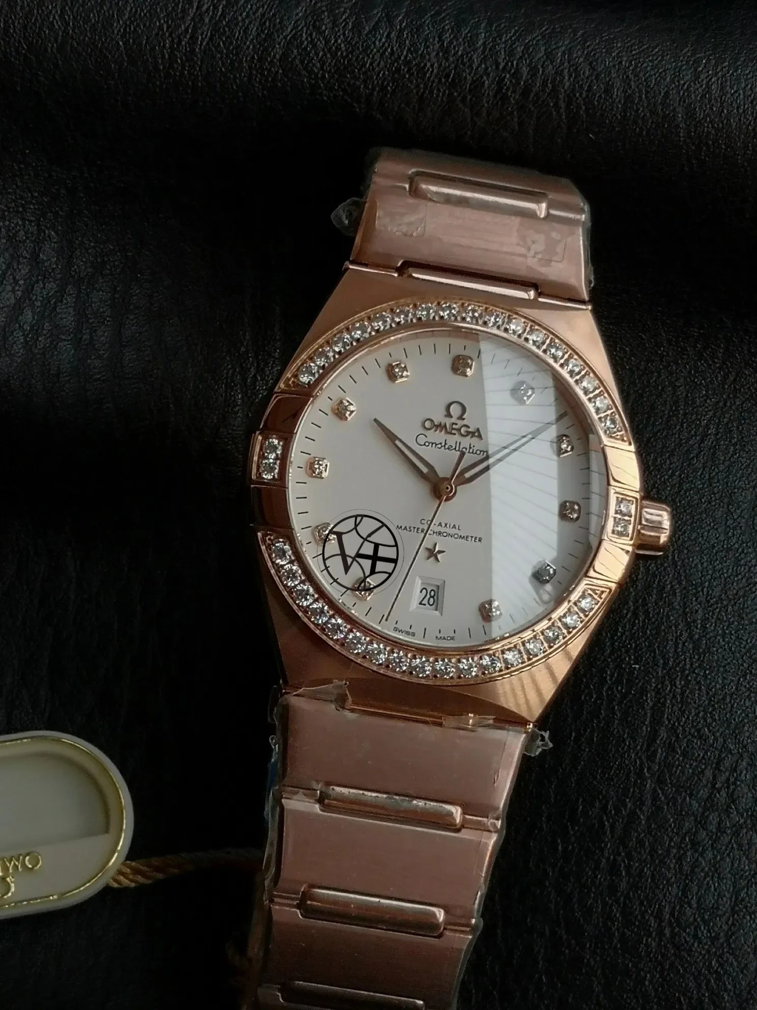 Omega Constellation 39mm — photographed off the sweep