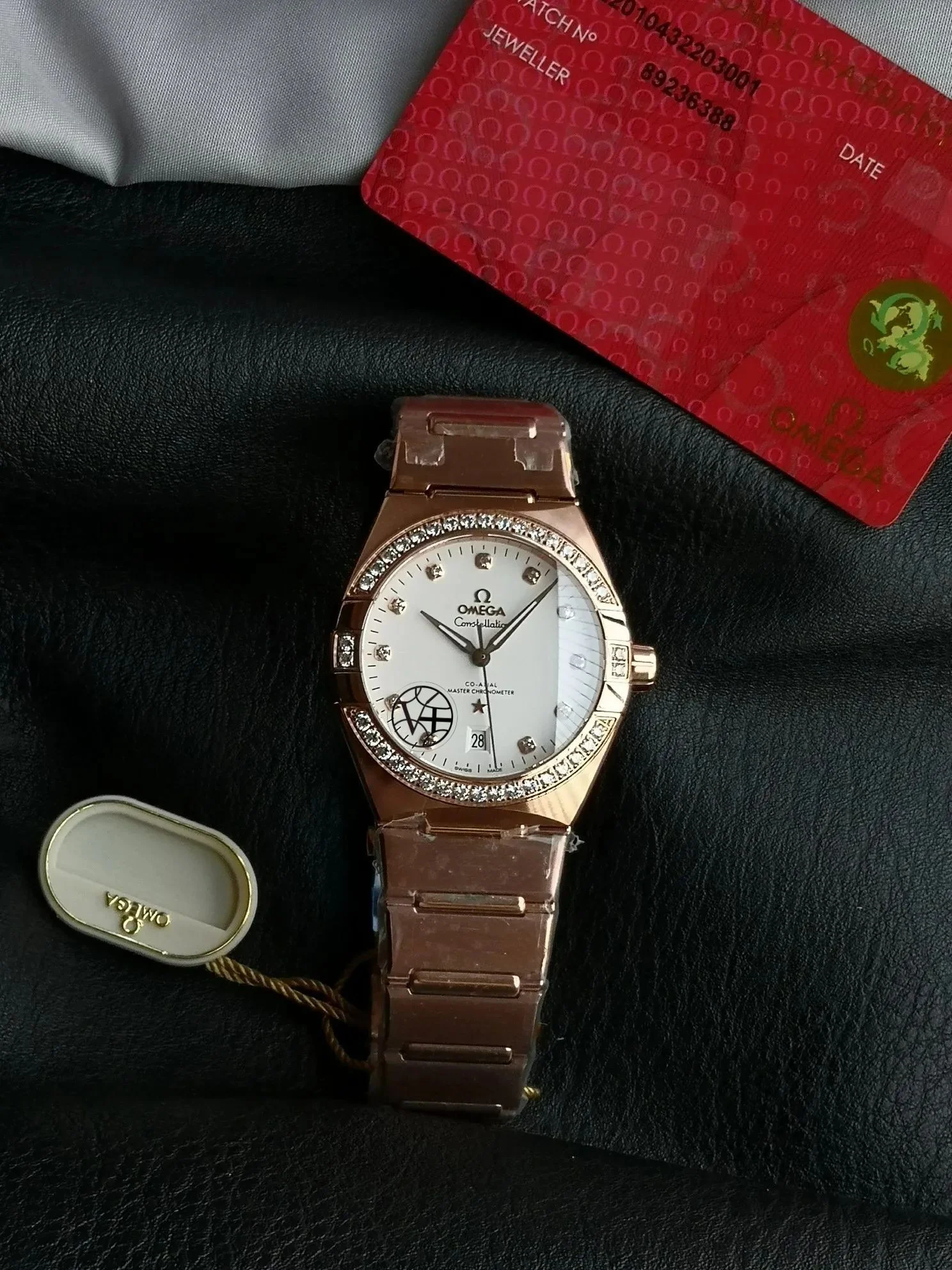 Omega Constellation 39mm — photographed off the sweep