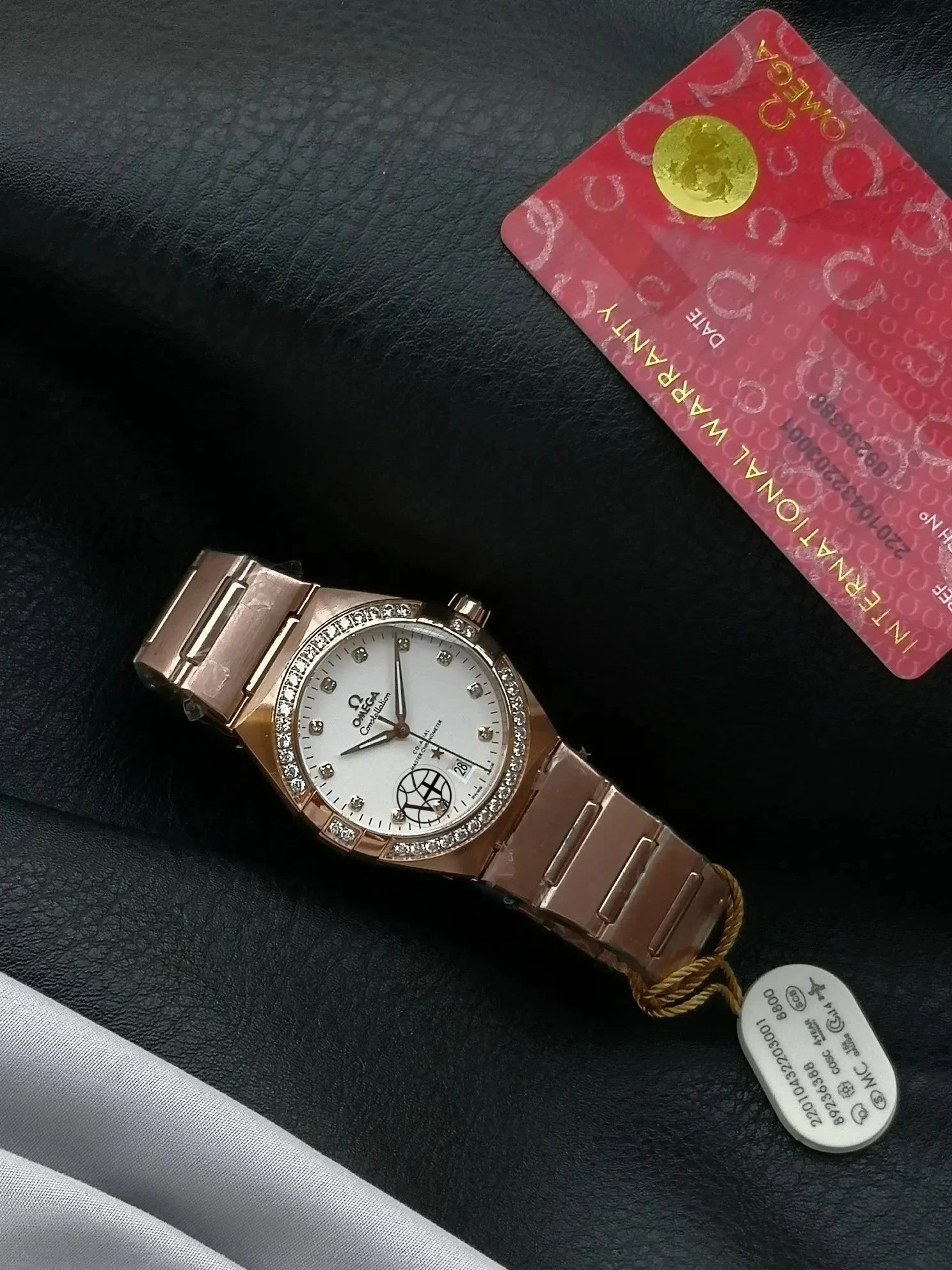 Omega Constellation 39mm — photographed off the sweep