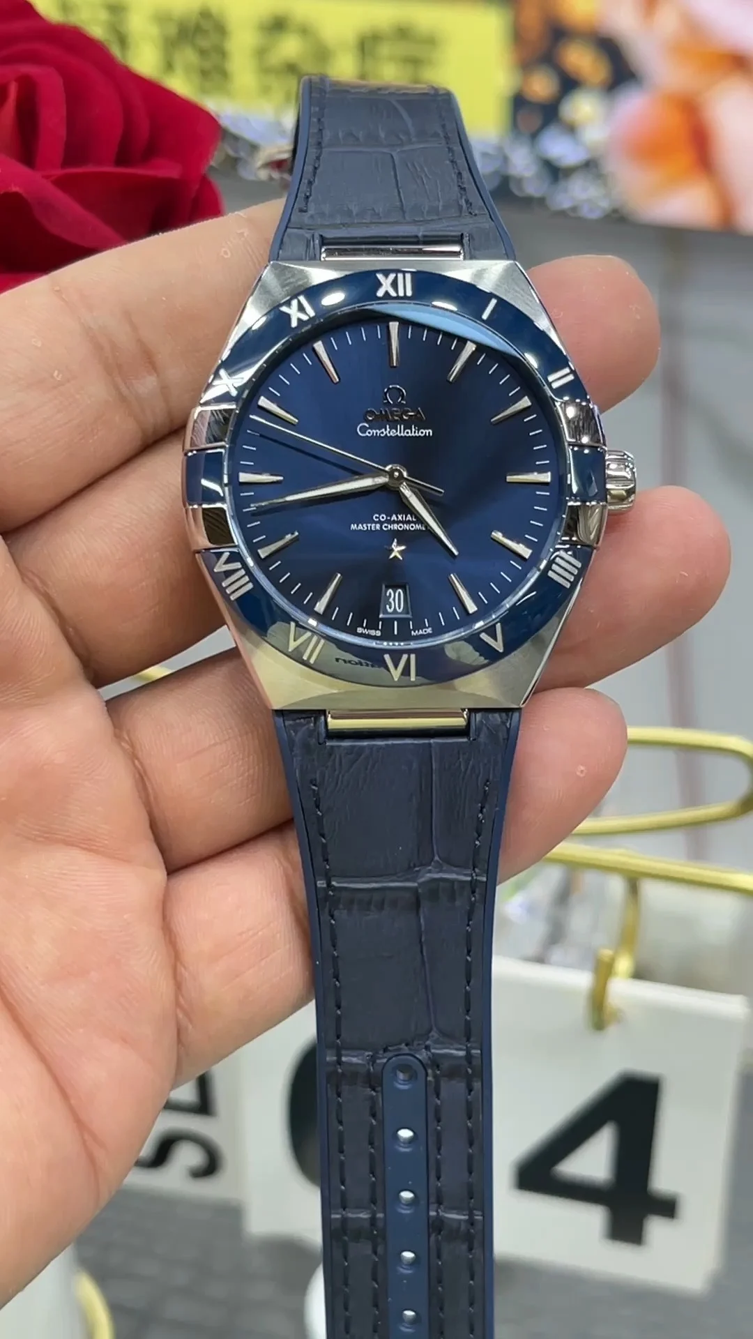 Omega Constellation Blue Dial