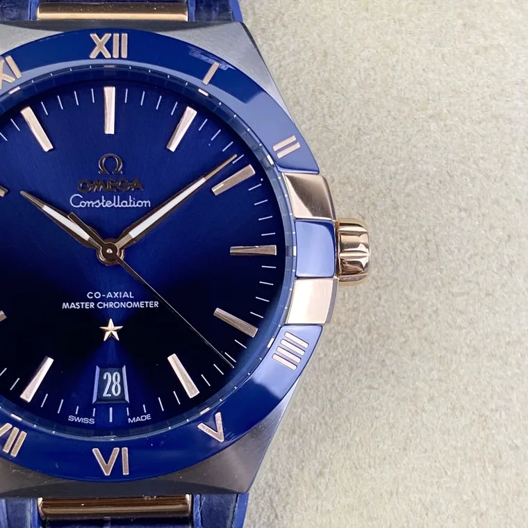 Omega Constellation Ceramic Blue Dial 41mm