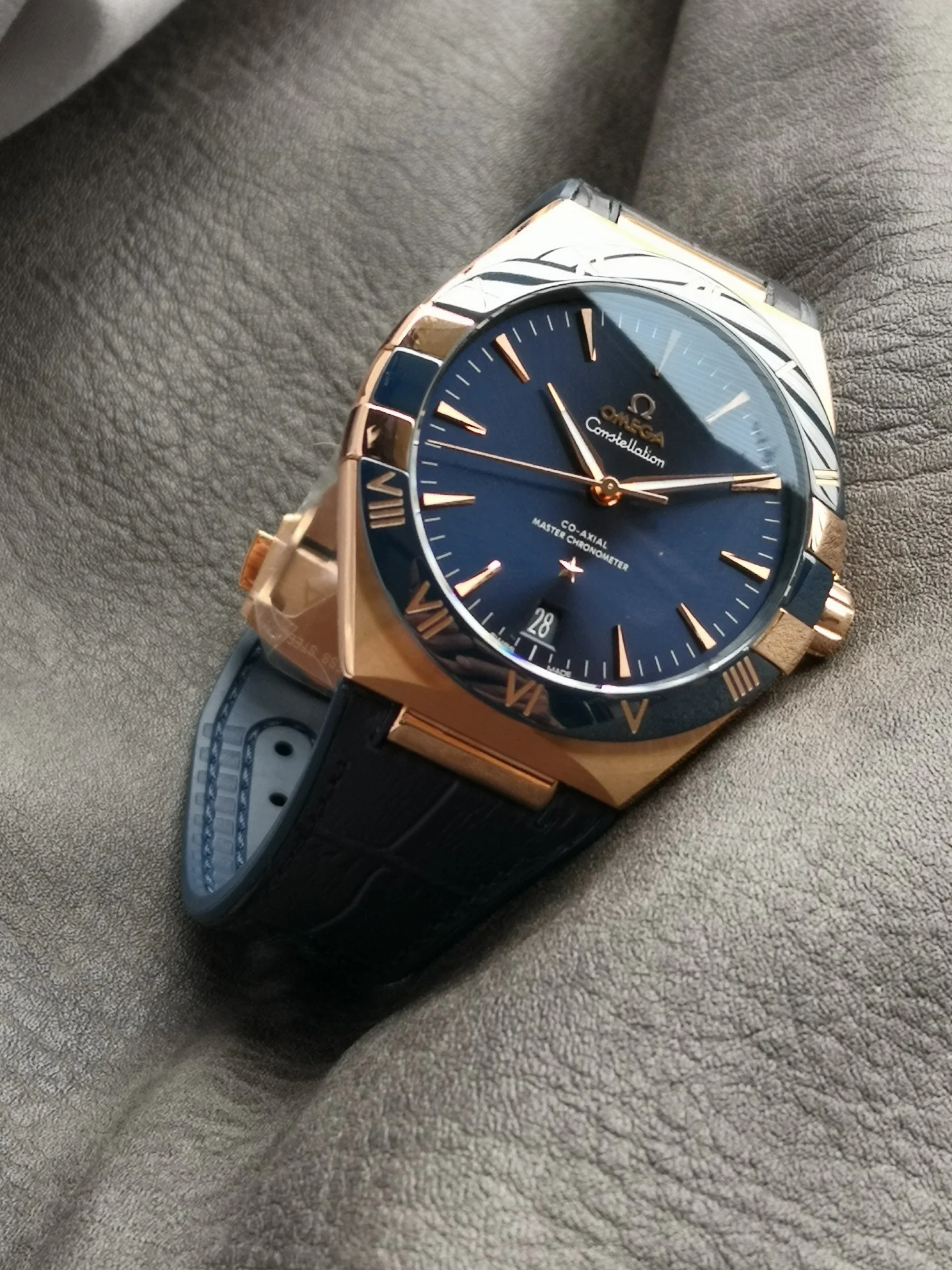 Omega Constellation Ceramic Blue Dial 41mm