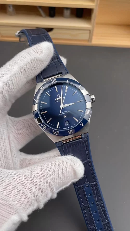 Omega Constellation Ceramic Blue Dial 41mm