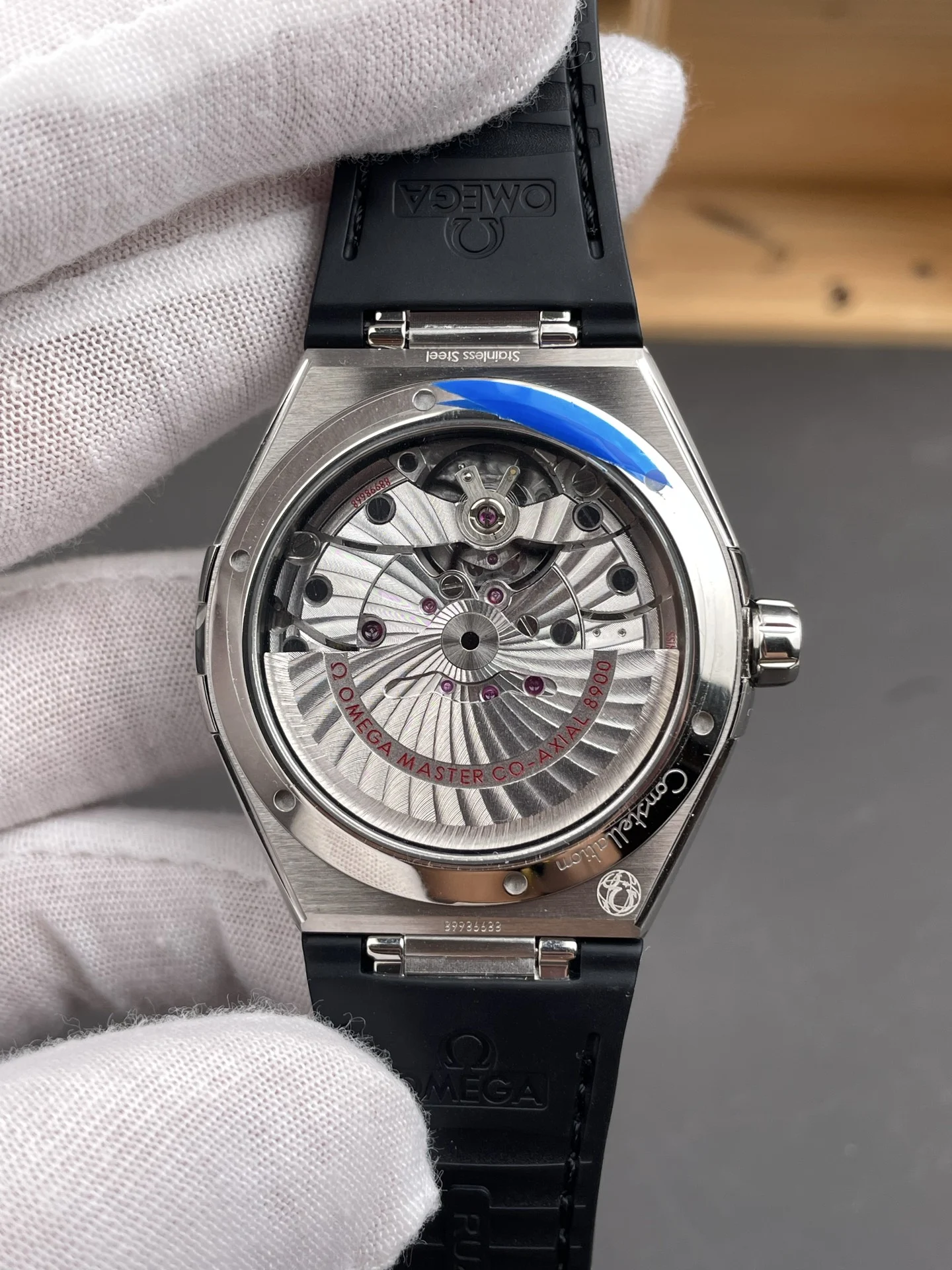 Omega Constellation Ceramic — photographed off the sweep