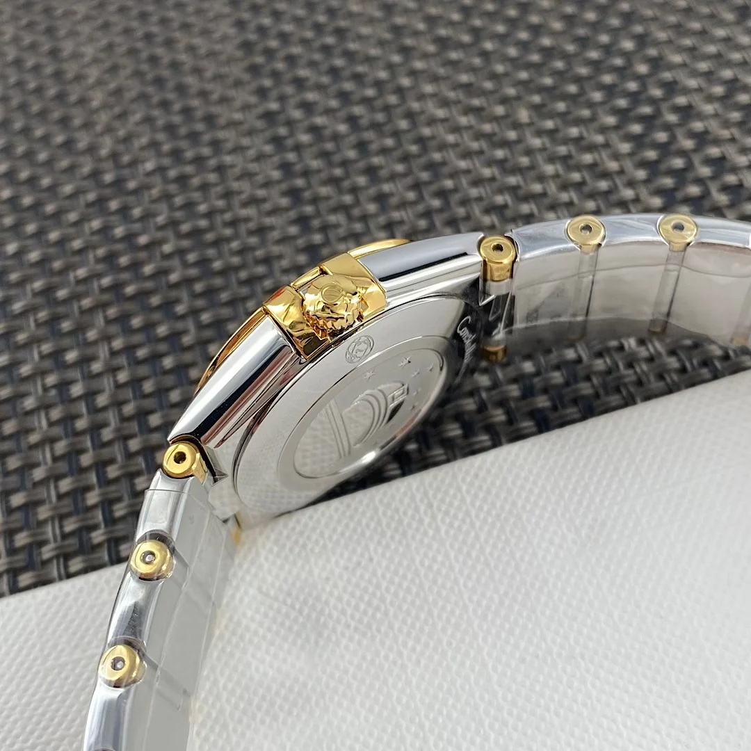 Omega Constellation Purple Dial — photographed off the sweep