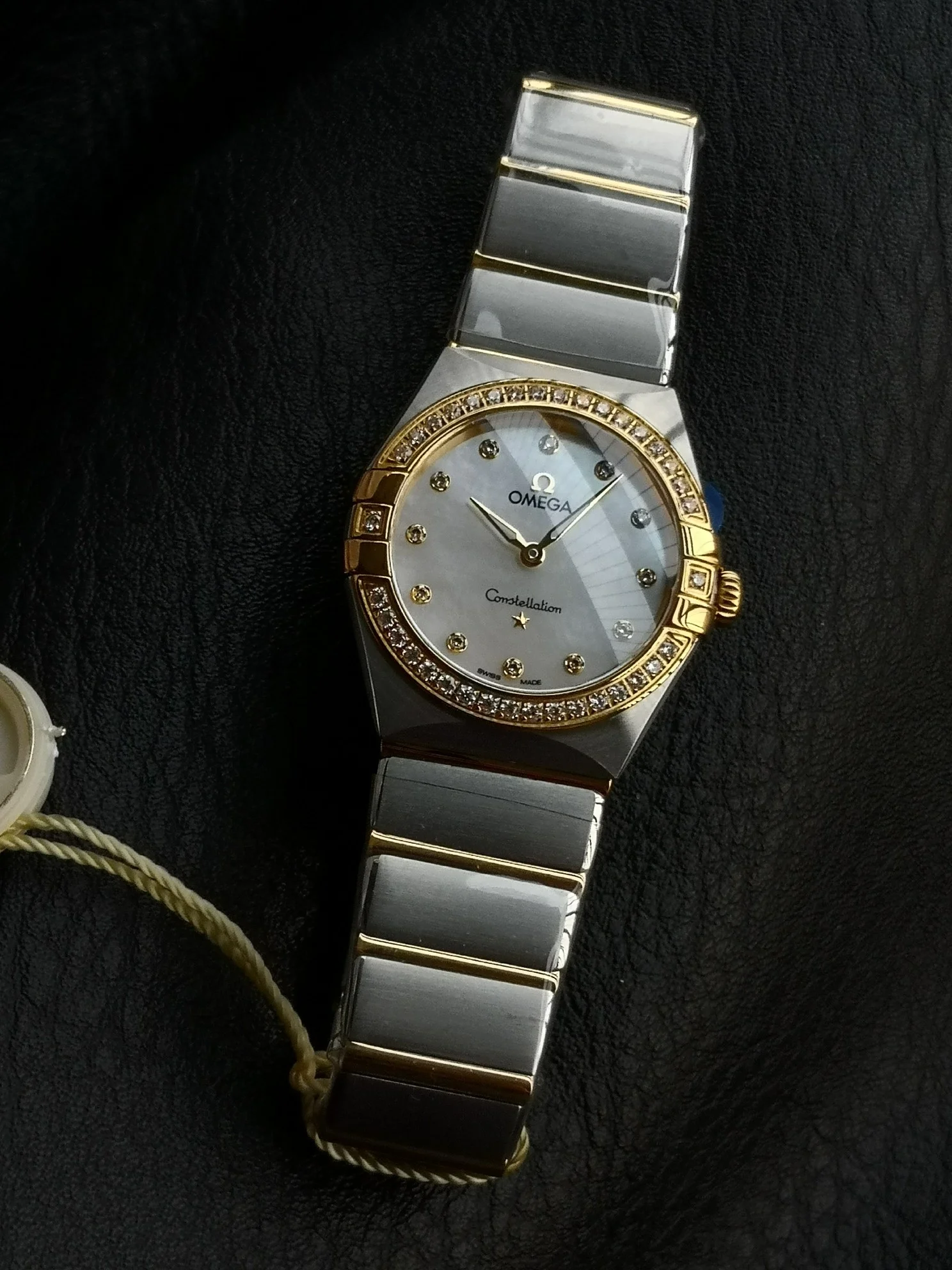 Omega Constellation Sapphire — photographed off the sweep