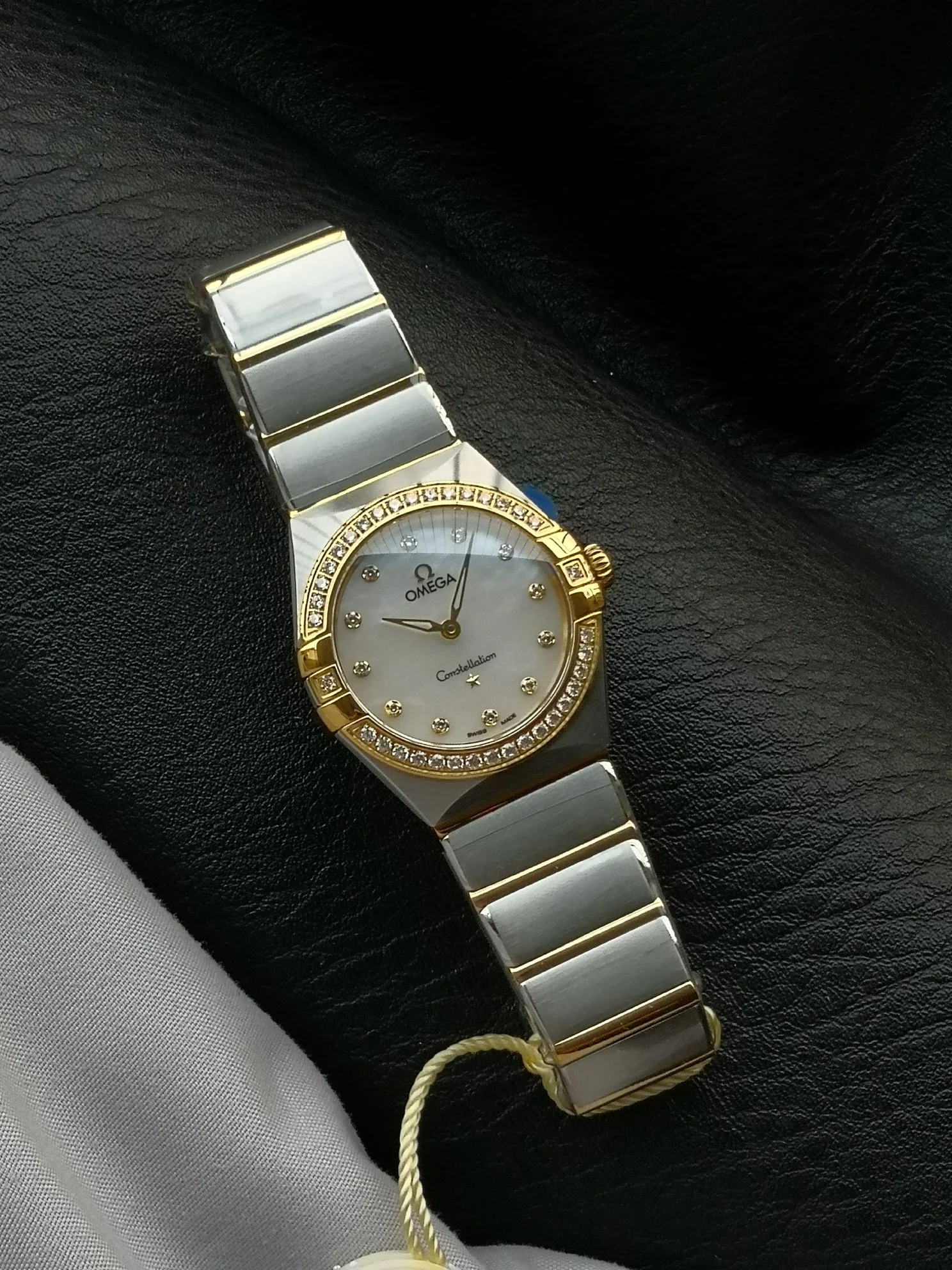 Omega Constellation Sapphire — photographed off the sweep