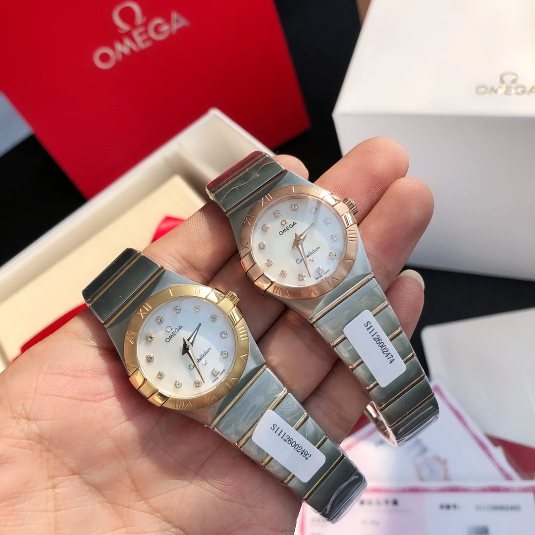 Omega Constellation Steel Diamond-Set 27mm