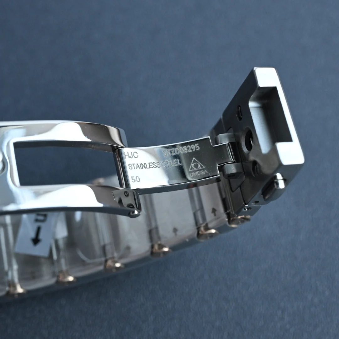 Omega Constellation Steel — photographed off the sweep