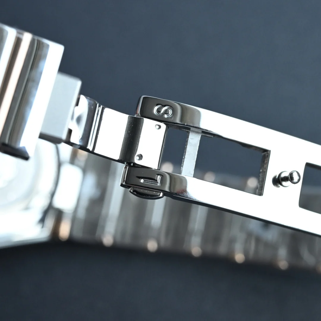Omega Constellation Steel — photographed off the sweep