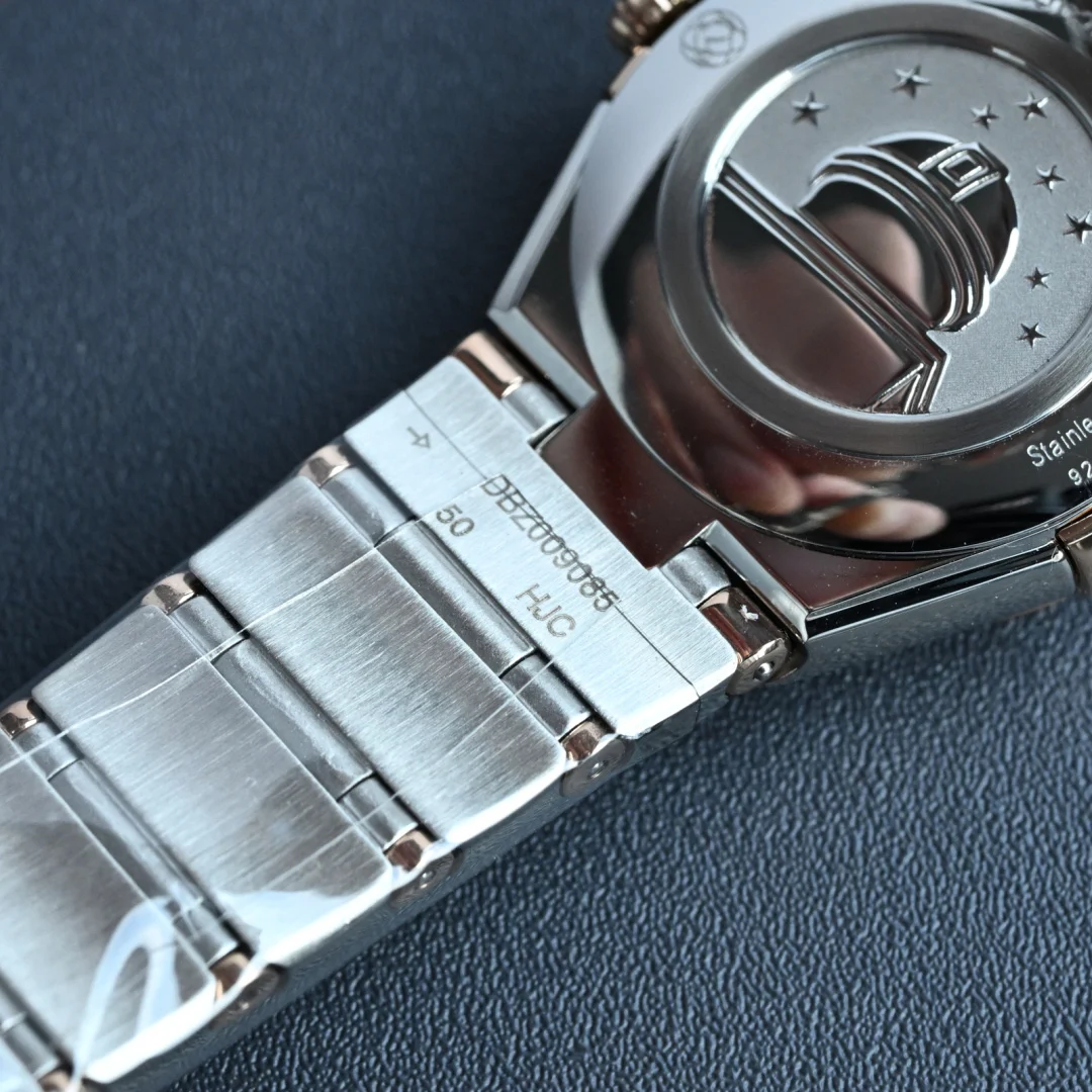 Omega Constellation Steel — photographed off the sweep