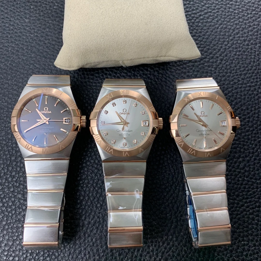 Omega Constellation Two-Tone — photographed off the sweep
