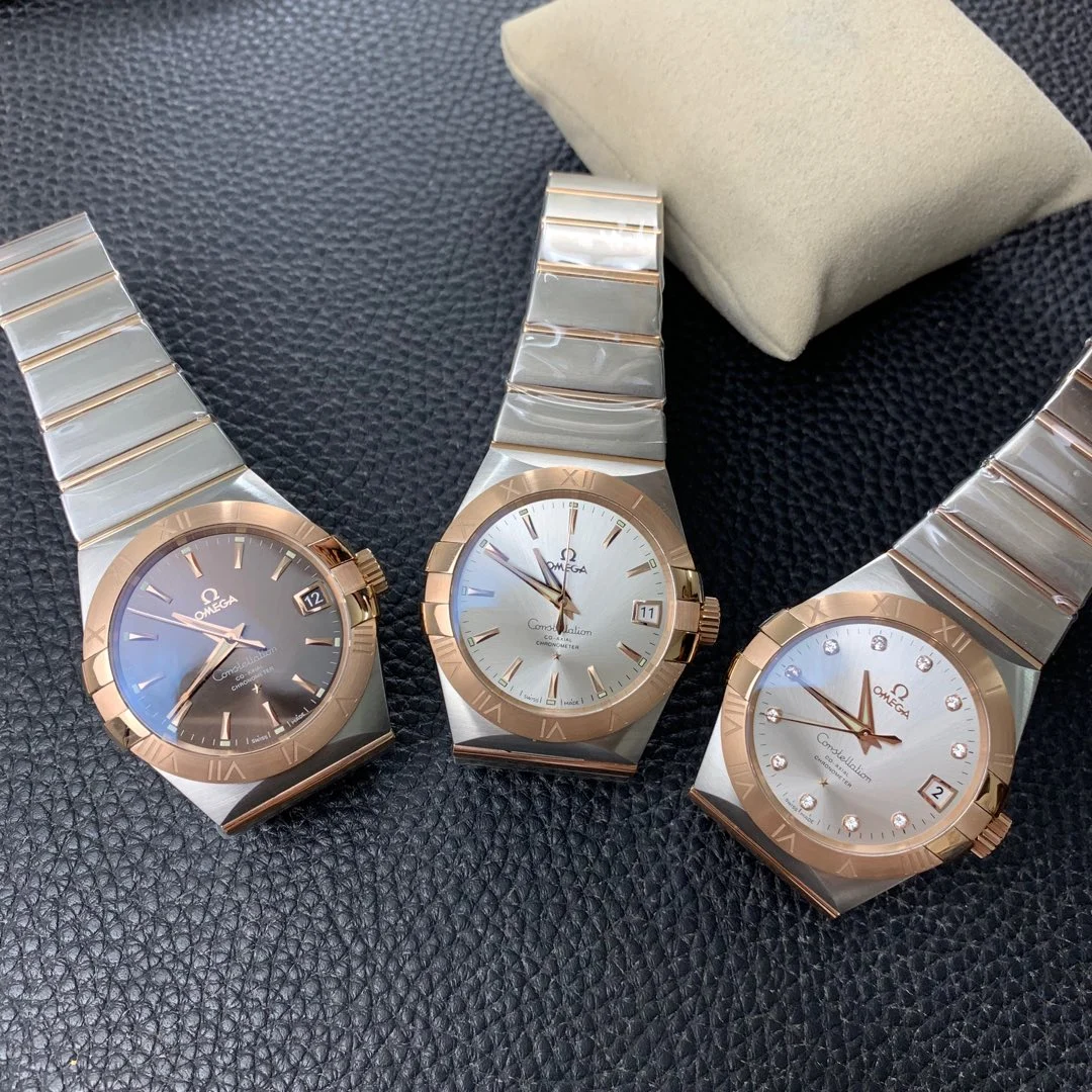 Omega Constellation Two-Tone — photographed off the sweep