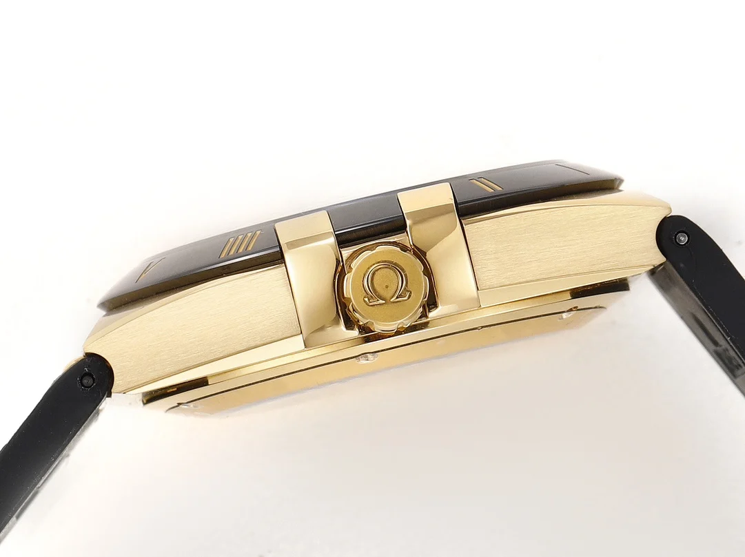 Omega Constellation White Gold — detail