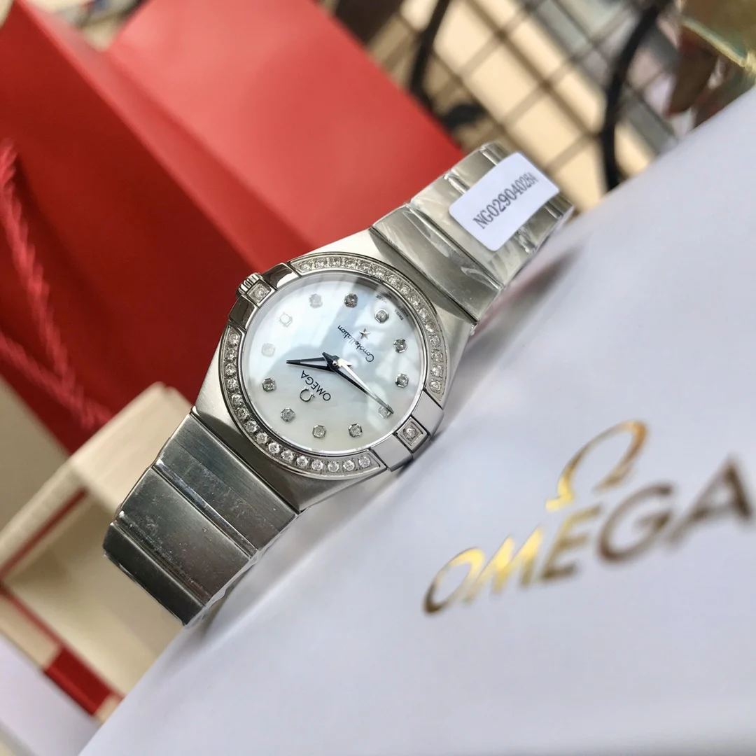 Omega Constellation Yellow Gold — photographed off the sweep