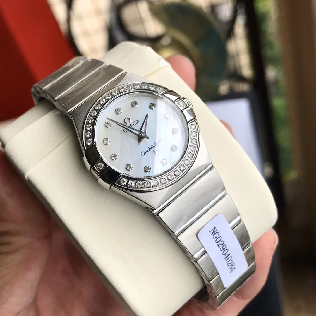 Omega Constellation Yellow Gold — photographed off the sweep