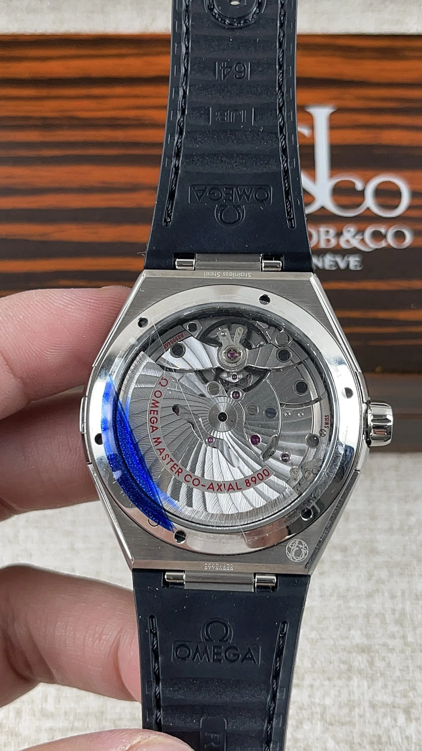 Omega Constellation — photographed off the sweep