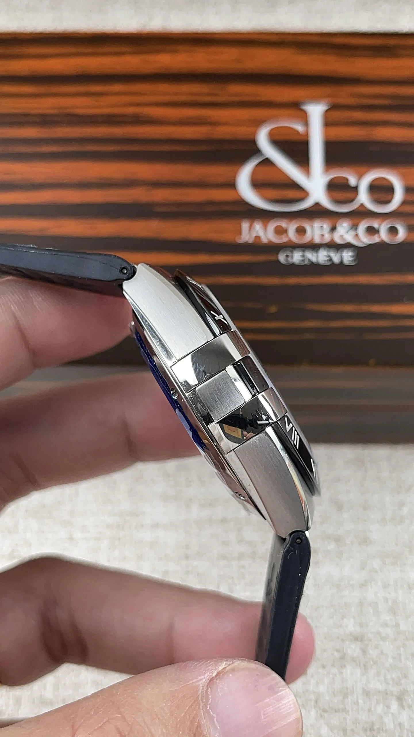 Omega Constellation — photographed off the sweep