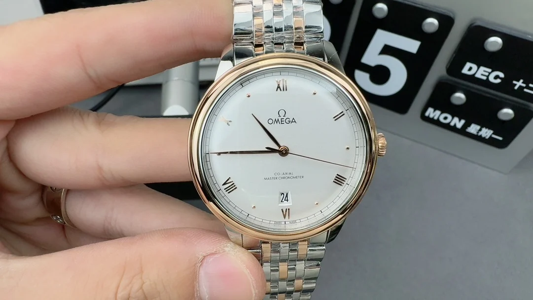 Omega De Ville — photographed off the sweep