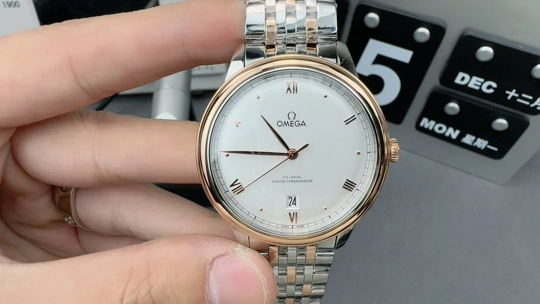 Omega De Ville — photographed off the sweep