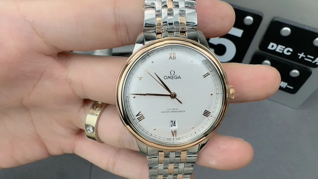 Omega De Ville — photographed off the sweep