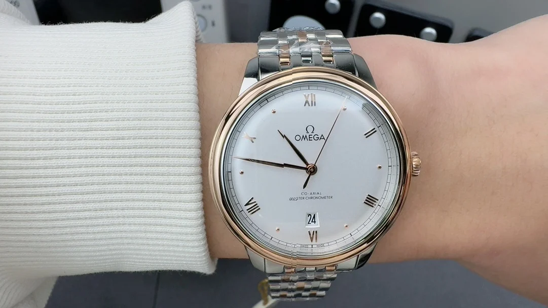 Omega De Ville — photographed off the sweep