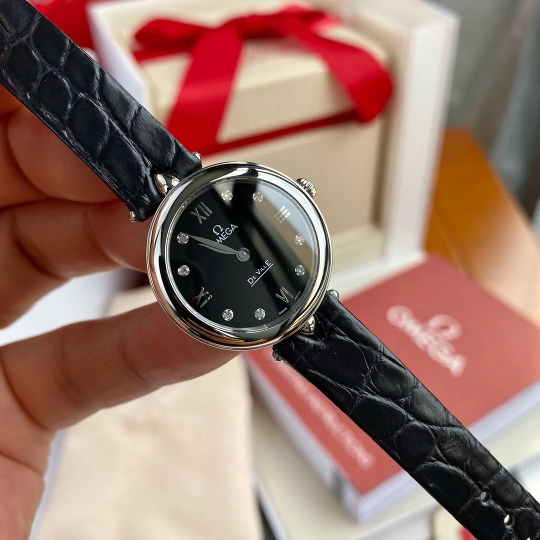 Omega De Ville 28mm — photographed off the sweep