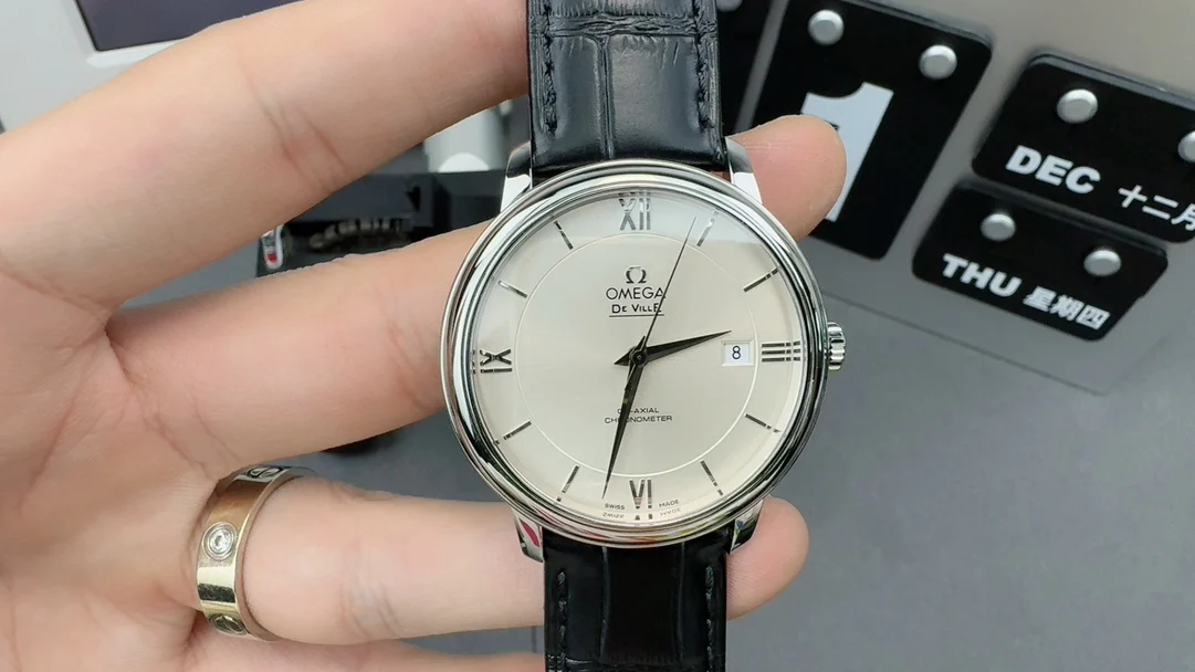 Omega De Ville — photographed off the sweep