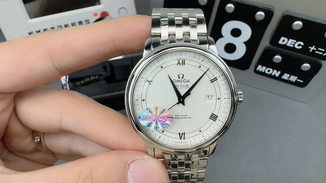 Omega De Ville — photographed off the sweep