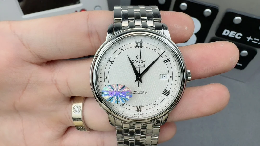 Omega De Ville — photographed off the sweep