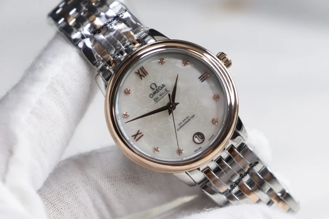Omega De Ville — photographed off the sweep