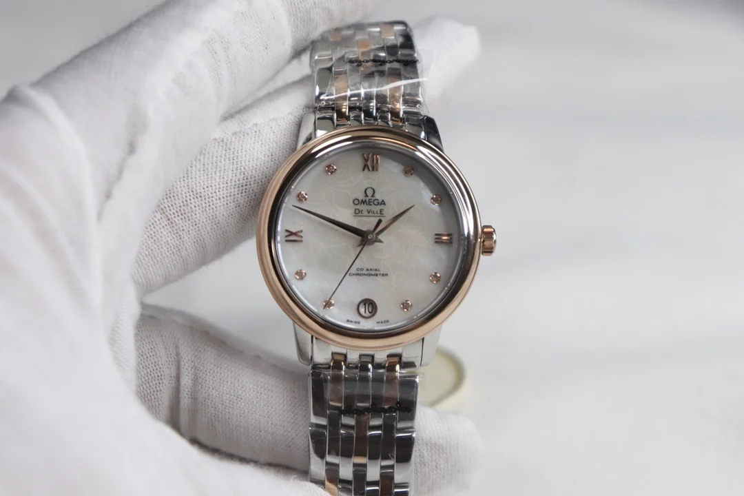 Omega De Ville — photographed off the sweep