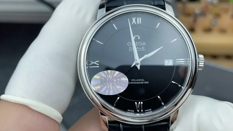 Omega De Ville Black Dial 39.5mm