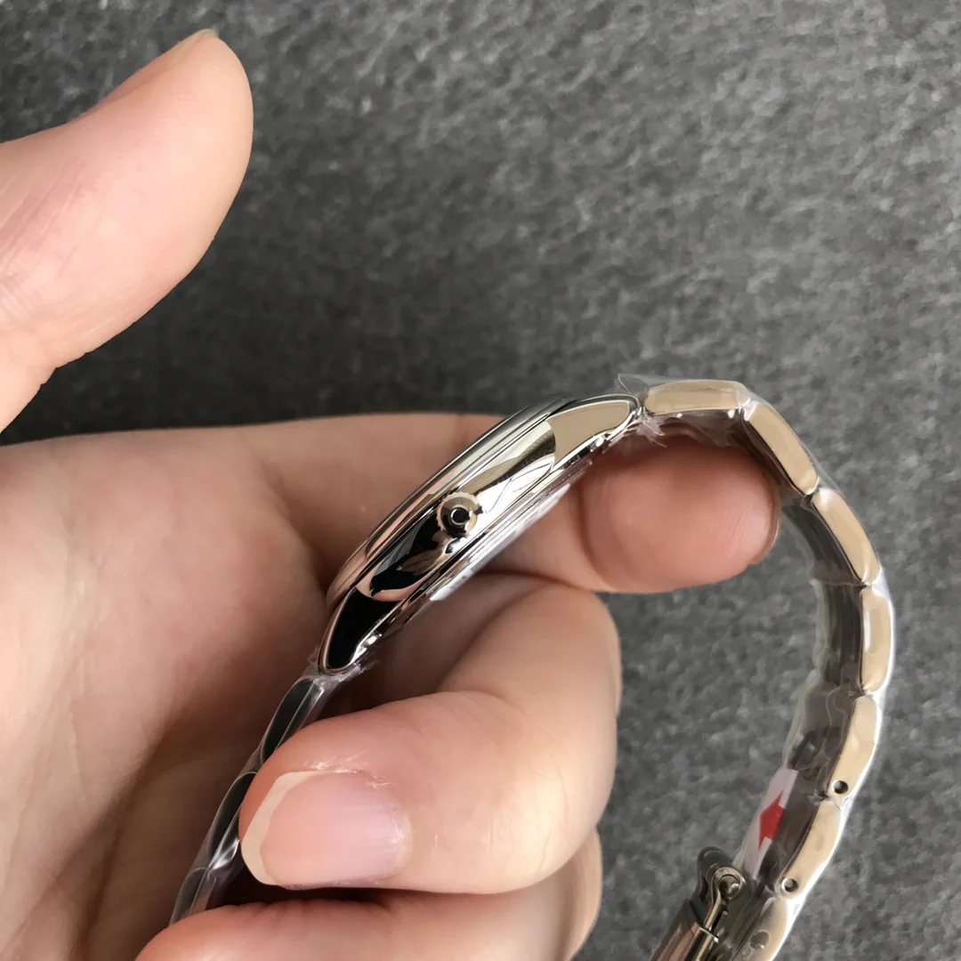 Omega De Ville Rose Gold 27.4mm — photographed off the sweep