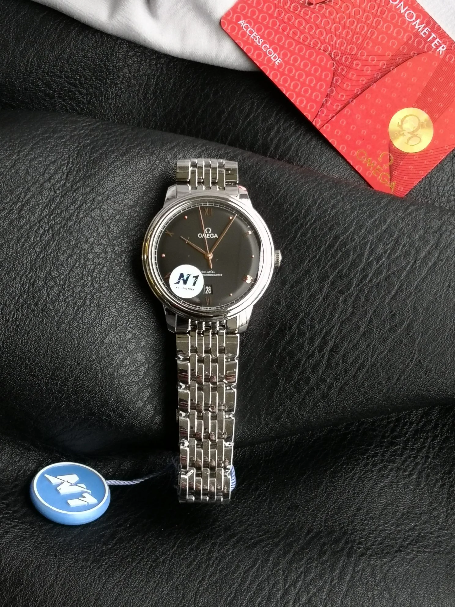 Omega De Ville Steel Blue Dial 40mm