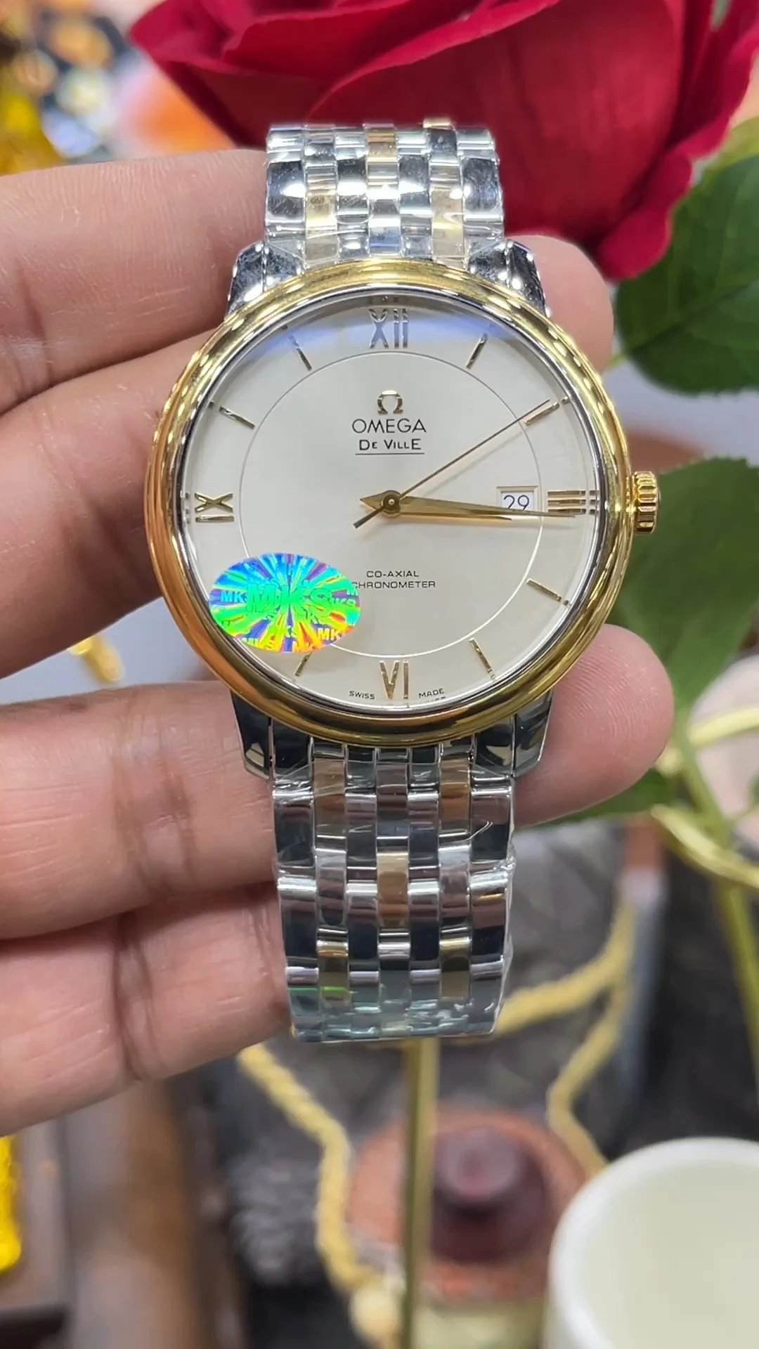 Omega De Ville White Dial 39.5mm