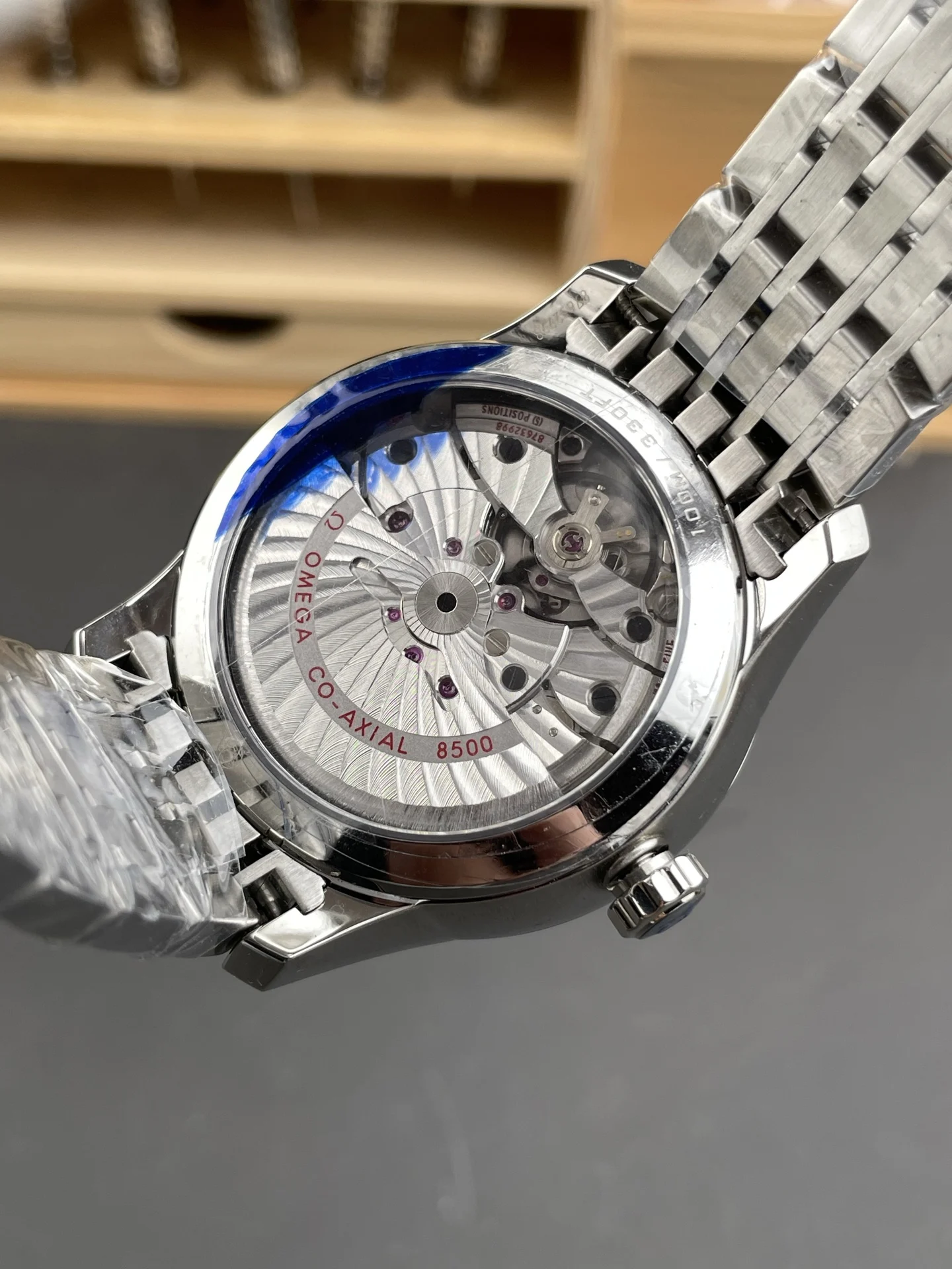 Omega De Ville White Dial 41mm — photographed off the sweep